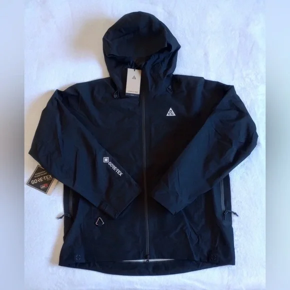 Nike ACG Misery Ridge Storm-FIT ADV GORE-TEX Jacket Black Size Medium FV8641-010 - Picture 1 of 14